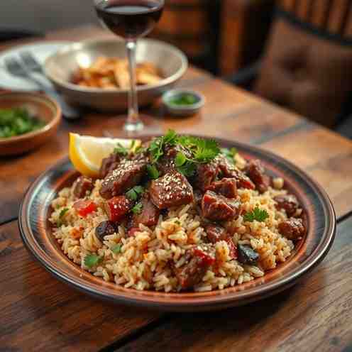 Lebanese Hashweh - Best Beef & Rice Recipe